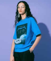MAISON SPECIAL（メゾンスペシャル）の「SPACE TOURハーフスリーブトップ【MAISON SPECIAL/メゾンスペシャル】（スウェット）」