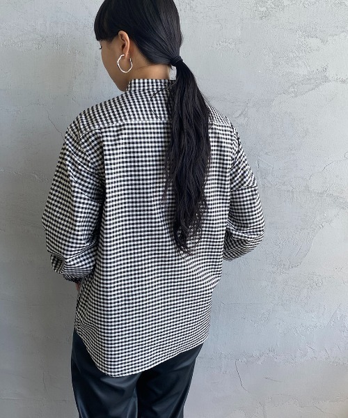 ダントン　オックスフォードシャツ DANTON/ダントン] バンドカラー オックスフォードシャツ（シャツ