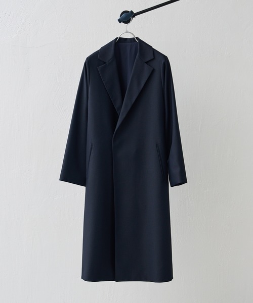 Lui's(ルイス)の「ウールカルゼBELTEDコート(チェスターコート・メンズ・チャコールグレー/ブラック・SMALL/MEDIUM)」の14枚目の写真