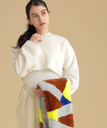 Ray BEAMS | Ray BEAMS / シャギー クロップド プルオーバー(Tシャツ/カットソー)