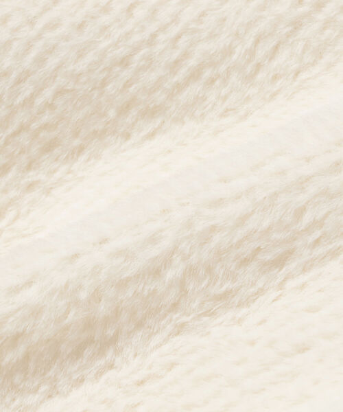 Ray BEAMS(レイビームス)の「Ray BEAMS / シャギー クロップド プルオーバー(Tシャツ/カットソー・レディース・ライトブルー/オフホワイト・ONE SIZE)」の8枚目の写真