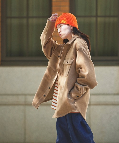 FIDELITY（フィデリティ）の「ANCHOR PATCH KNIT WATCH / アンカー パッチ ニットワッチ（ニットキャップ/ビーニー・メンズ・ブラック/グレー/オレンジ・FREE）」の8枚目の写真