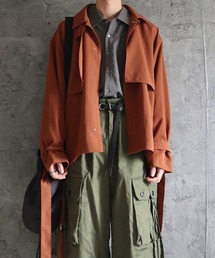 INTER FACTORY | ファッションインフルエンサー くま - 2 way High neck strap blouson made in INTER FACTORY(ブルゾン)
