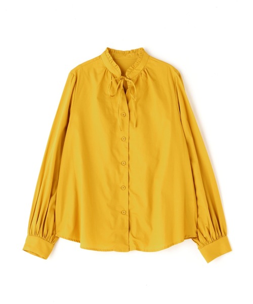 N.（N. Natural Beauty Basic）（エヌエヌナチュラルビューティーベーシック）の「◆コードリボンフリルネックブラウス（シャツ/ブラウス・レディース・クリーム/イエロー/ブラック・MEDIUM）」の21枚目の写真