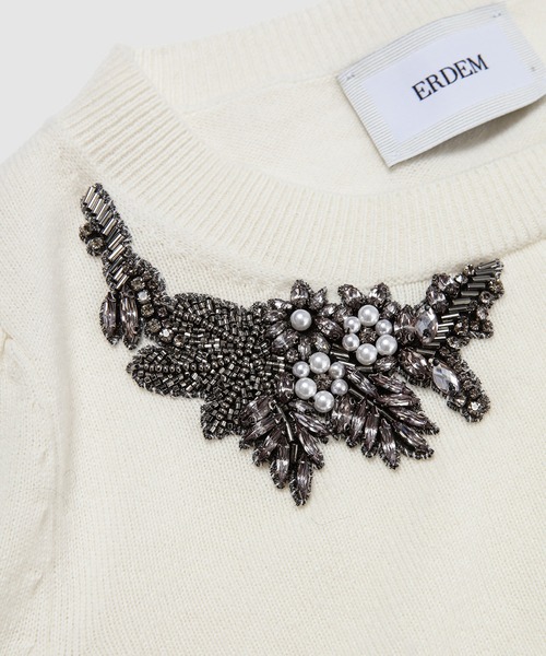 Erdem（アーデム）の「COLLEEN JUMPER CASHMERE WOOL IVORY（ニット/セーター・レディース・アイボリー・XS/S）」の6枚目の写真