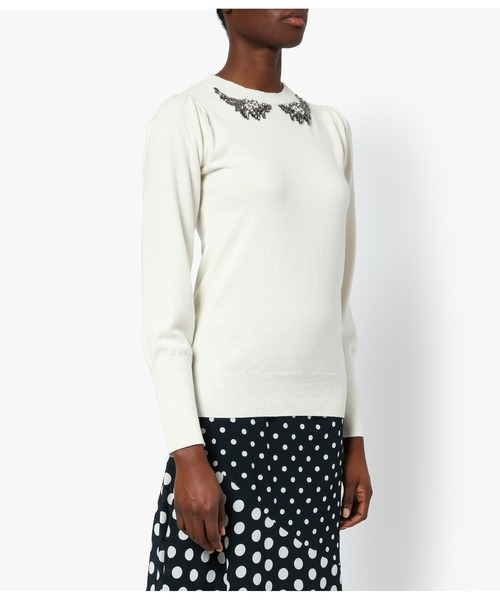 Erdem（アーデム）の「COLLEEN JUMPER CASHMERE WOOL IVORY（ニット/セーター・レディース・アイボリー・XS/S）」の4枚目の写真