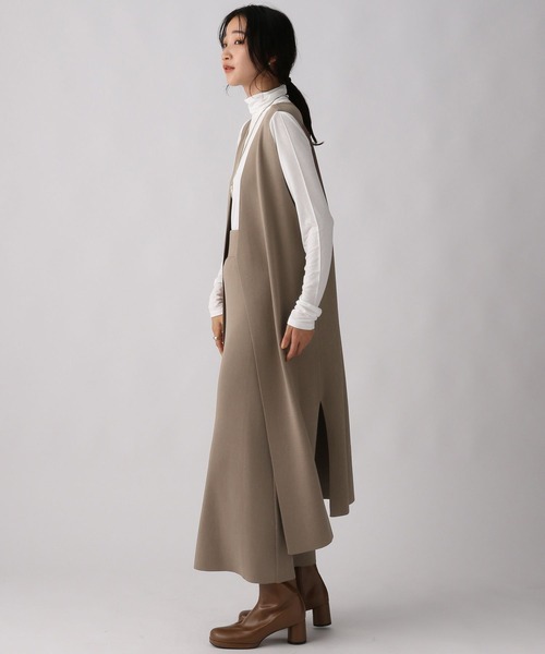 A part by(アパートバイ)の「【セット販売】ロングジレ*スカートセットアップ 147291(スカート・レディース・ブラック/ベージュ系その他・FREE)」の5枚目の写真