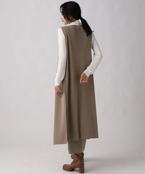 A part by(アパートバイ)の「【セット販売】ロングジレ*スカートセットアップ 147291(スカート・レディース・ブラック/ベージュ系その他・FREE)」の6枚目の写真