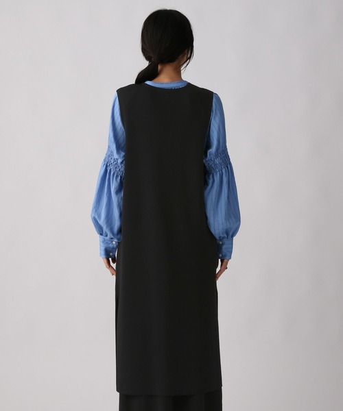 A part by(アパートバイ)の「【セット販売】ロングジレ*スカートセットアップ 147291(スカート・レディース・ブラック/ベージュ系その他・FREE)」の9枚目の写真