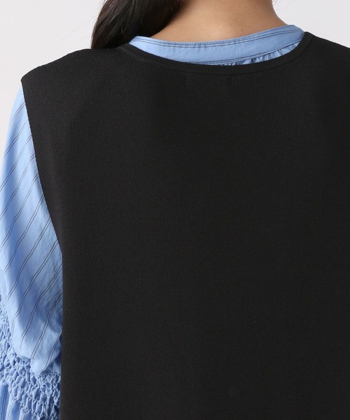 A part by(アパートバイ)の「【セット販売】ロングジレ*スカートセットアップ 147291(スカート・レディース・ブラック/ベージュ系その他・FREE)」の14枚目の写真
