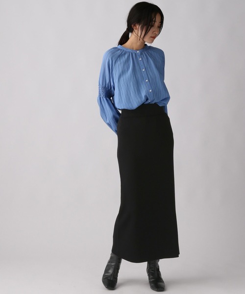 A part by(アパートバイ)の「【セット販売】ロングジレ*スカートセットアップ 147291(スカート・レディース・ブラック/ベージュ系その他・FREE)」の15枚目の写真