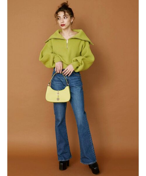 EVRIS(エヴリス)の「SUNNYチェーンハンドバッグ(ハンドバッグ・レディース・ブラック/ピンク/イエロー・FREE)」の7枚目の写真