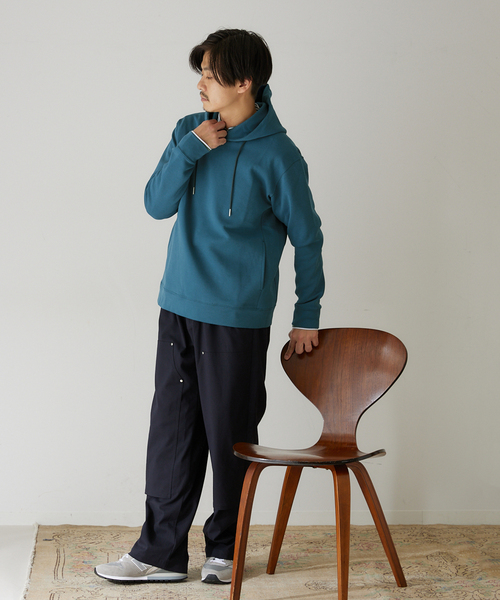 417 EDIFICE（フォーワンセブンエディフィス）の「ダンボールニットパーカー（パーカー・メンズ・ベージュ/チャコールグレー/グリーン/ブルー系その他・SMALL/X-LARGE/MEDIUM/LARGE）」の15枚目の写真