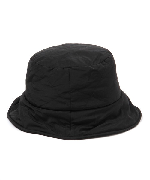 LEPSIM（レプシィム）の「キルティングバケットハット　299607（ハット・レディース・アイボリー/ブラック・ONE SIZE）」の4枚目の写真