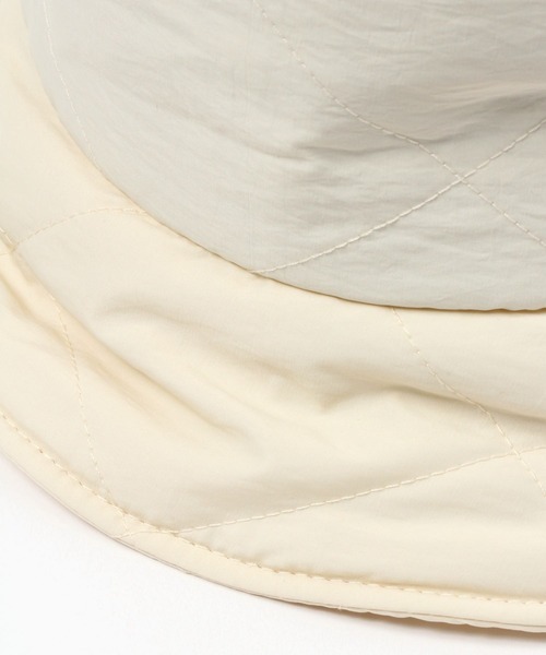 LEPSIM（レプシィム）の「キルティングバケットハット　299607（ハット・レディース・アイボリー/ブラック・ONE SIZE）」の11枚目の写真