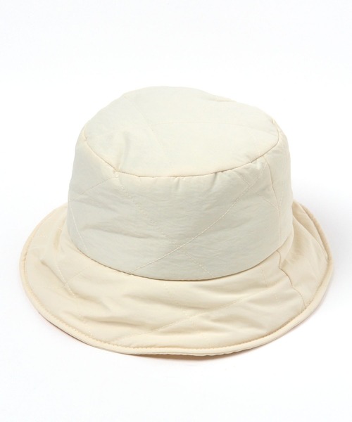 LEPSIM（レプシィム）の「キルティングバケットハット　299607（ハット・レディース・アイボリー/ブラック・ONE SIZE）」の15枚目の写真