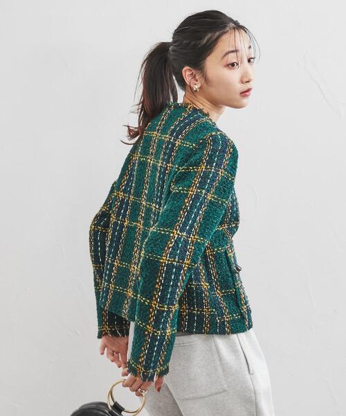 coen（コーエン）の「ショートツイードジャケット（セットアップ対応