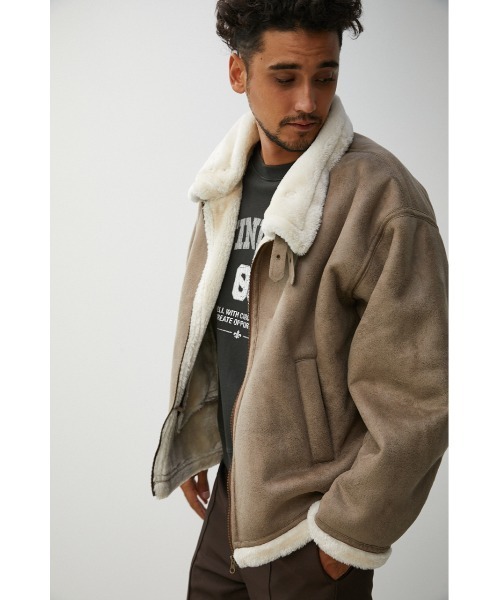 AZUL by moussy（アズールバイマウジー）の「FAUX MOUTON B-3/フェイク