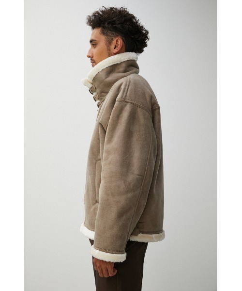 ムートンコート moussy faux mouton dolman MOUSSY（マウジー）の「FAUX MOUTON DOLMAN ジャケット（ムートン
