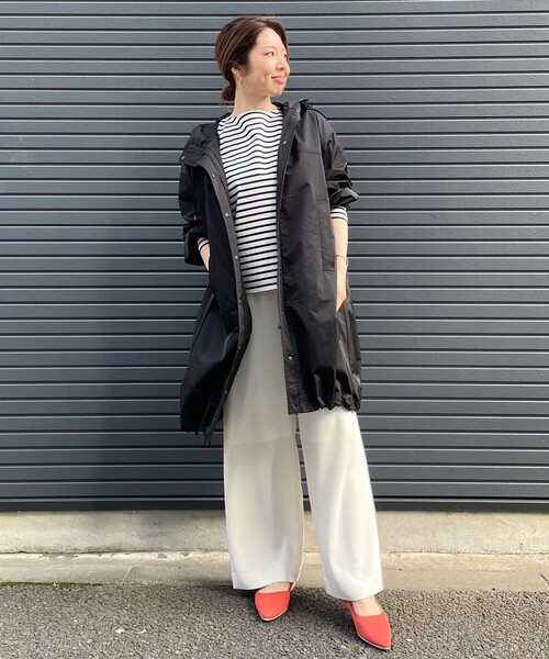 UNFILO(アンフィーロ)の「【ストレッチ/洗える】出会えるパンツ ワイド(その他パンツ・レディース・アイボリー系/ライトグリーン系/ライトグレー系/ブラウン系/ダルブルー系/ブラック系/ライトイエロー系/ローズ系/レッド系・LARGE/MEDIUM/X-SMALL/SMALL)」の5枚目の写真