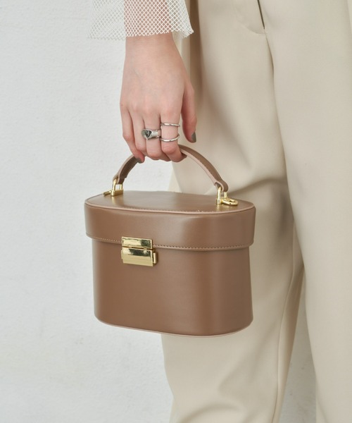 Aunt Marie's（アントマリーズ）の「2WAYバニティバッグ / ハンドバッグ（ハンドバッグ・レディース・ベージュ/ブラック・FREE）」の11枚目の写真