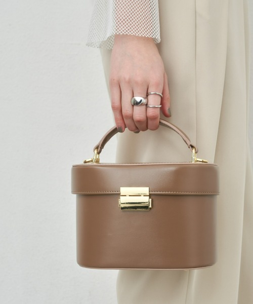 Aunt Marie's（アントマリーズ）の「2WAYバニティバッグ / ハンドバッグ（ハンドバッグ・レディース・ベージュ/ブラック・FREE）」の12枚目の写真