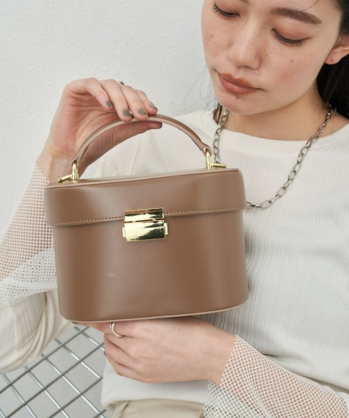 Aunt Marie's（アントマリーズ）の「2WAYバニティバッグ / ハンドバッグ（ハンドバッグ・レディース・ベージュ/ブラック・FREE）」の15枚目の写真