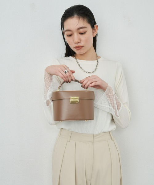 Aunt Marie's（アントマリーズ）の「2WAYバニティバッグ / ハンドバッグ（ハンドバッグ・レディース・ベージュ/ブラック・FREE）」の16枚目の写真