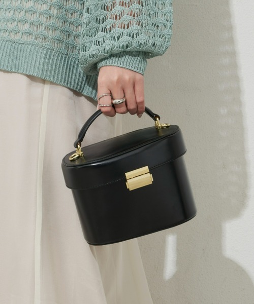 Aunt Marie's（アントマリーズ）の「2WAYバニティバッグ / ハンドバッグ（ハンドバッグ・レディース・ベージュ/ブラック・FREE）」の8枚目の写真