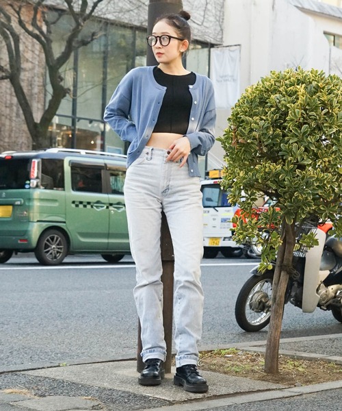 roial（ロイアル）の「CARDIGAN/ROIAL(ロイアル）カーディガン（カーディガン/ボレロ・レディース・ブルー/アイボリー/ブラック/ライトイエロー・MEDIUM/SMALL）」の20枚目の写真