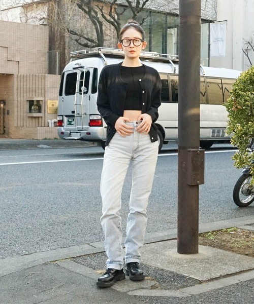 roial（ロイアル）の「CARDIGAN/ROIAL(ロイアル）カーディガン（カーディガン/ボレロ・レディース・ブルー/アイボリー/ブラック/ライトイエロー・MEDIUM/SMALL）」の12枚目の写真