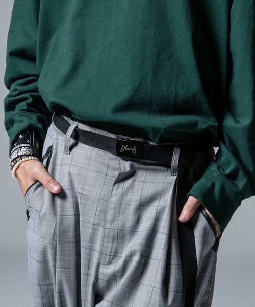 glamb（グラム）の「Plain G.I. Belt / プレーンGIベルト（ベルト・メンズ・ブラック・FREE）」の2枚目の写真