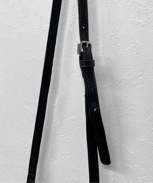 LVEU.(ラブユ.)の「【LVEU.】3wayシャーリングチェーンバッグ / バッグ 鞄 BAG ショルダー ハンドバッグ チェーン ミニ 合皮 合皮 ブラック ZOZOTOWN限定(ハンドバッグ・レディース・ブラック・FREE)」の20枚目の写真