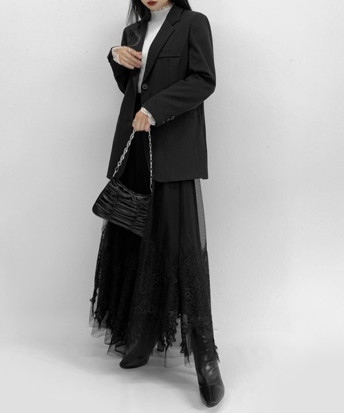 LVEU.(ラブユ.)の「【LVEU.】3wayシャーリングチェーンバッグ / バッグ 鞄 BAG ショルダー ハンドバッグ チェーン ミニ 合皮 合皮 ブラック ZOZOTOWN限定(ハンドバッグ・レディース・ブラック・FREE)」の11枚目の写真