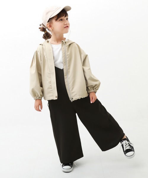 devirock（デビロック）の「キャミサロペット（サロペット/オーバーオール・キッズ・ダークベージュ/ブラック/ライトカーキ・150cm/130cm/110cm/160cm/100cm/120cm/140cm）」の5枚目の写真