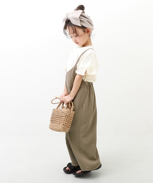 devirock（デビロック）の「キャミサロペット（サロペット/オーバーオール・キッズ・ダークベージュ/ブラック/ライトカーキ・150cm/130cm/110cm/160cm/100cm/120cm/140cm）」の13枚目の写真