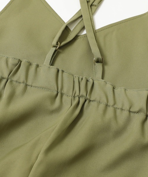 devirock（デビロック）の「キャミサロペット（サロペット/オーバーオール・キッズ・ダークベージュ/ブラック/ライトカーキ・150cm/130cm/110cm/160cm/100cm/120cm/140cm）」の6枚目の写真