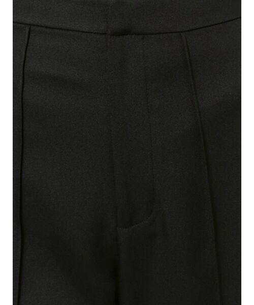 MURUA（ムルーア）の「ステップスリットフィットフレアパンツ（スウェットパンツ・レディース・ブラック/グリーン/マスタード・1/2）」の22枚目の写真