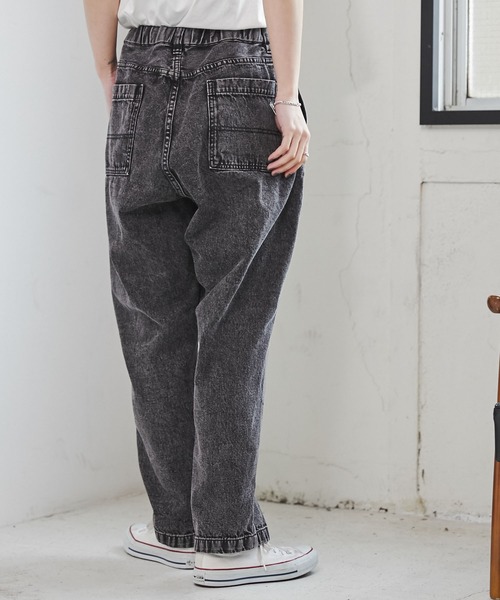 WEGO（ウィゴー）の「WEGO/ケミカルバギーパンツ（デニムパンツ・メンズ・スカイブルー/ブラック系その他・MEDIUM/LARGE）」の20枚目の写真