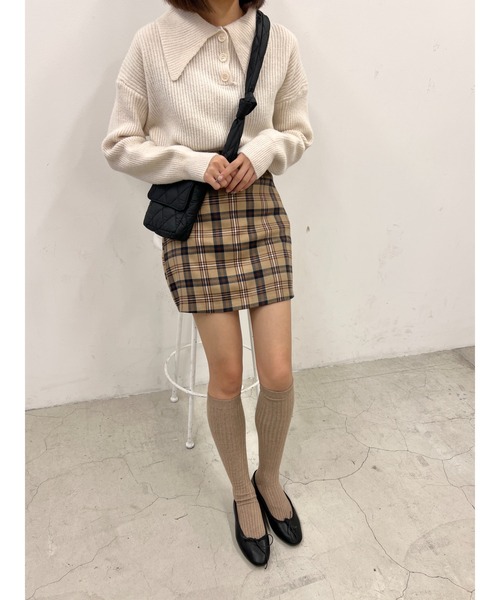 PHILLY（フィリー）の「リブハイソックス（ソックス/靴下・レディース・ブラック/グレー/ベージュ/ホワイト・FREE）」の12枚目の写真