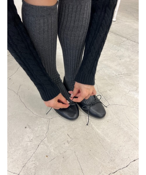 PHILLY（フィリー）の「リブハイソックス（ソックス/靴下・レディース・ブラック/グレー/ベージュ/ホワイト・FREE）」の13枚目の写真