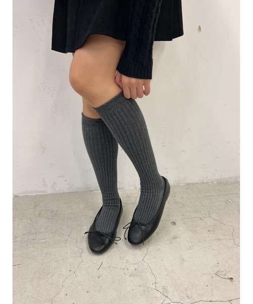 PHILLY（フィリー）の「リブハイソックス（ソックス/靴下・レディース・ブラック/グレー/ベージュ/ホワイト・FREE）」の22枚目の写真