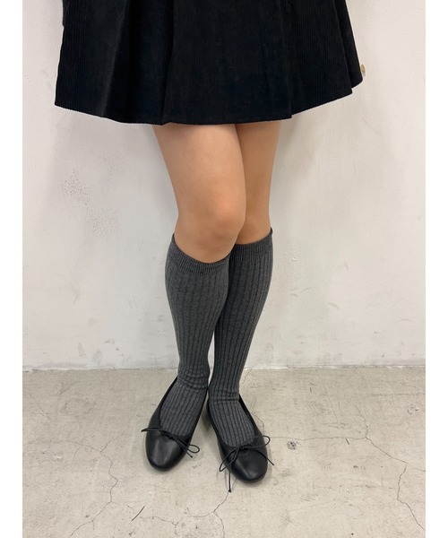 PHILLY（フィリー）の「リブハイソックス（ソックス/靴下・レディース・ブラック/グレー/ベージュ/ホワイト・FREE）」の17枚目の写真