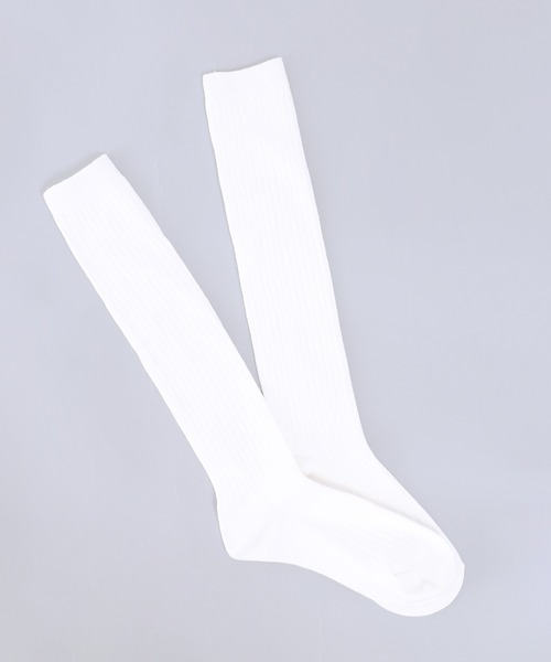 PHILLY（フィリー）の「リブハイソックス（ソックス/靴下・レディース・ブラック/グレー/ベージュ/ホワイト・FREE）」の9枚目の写真