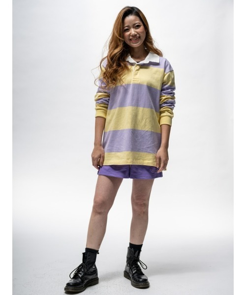GAP（ギャップ）の「ストライプ ラグビー ポロシャツ（ポロシャツ・メンズ・ブルー系その他2/ブルー系その他/イエロー/ブルー・XS/S/L/XL/M）」の10枚目の写真