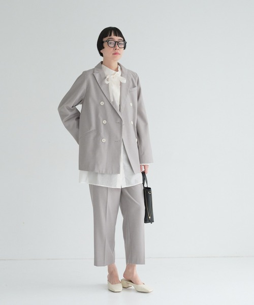 PUAL CE CIN（ピュアルセシン）の「【Du noir】リボン2WAYシアーブラウス（シャツ/ブラウス・レディース・オフホワイト/ブラック・FREE）」の11枚目の写真