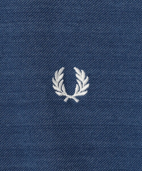 FRED PERRY（フレッドペリー）の「FRED PERRY × BEAMS / 別注 ダブル カラー ポロシャツ（ポロシャツ・メンズ・ブラック/サックスブルー/インディゴブルー・S/M/L/XL）」の14枚目の写真