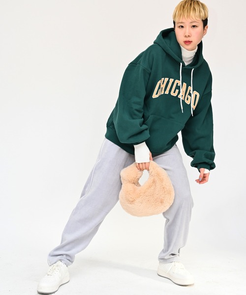 Alite cloth(アリーテクロス)の「ベロアスウェットパンツ(スウェットパンツ・レディース・グレー/Black・XL/M/L)」の7枚目の写真