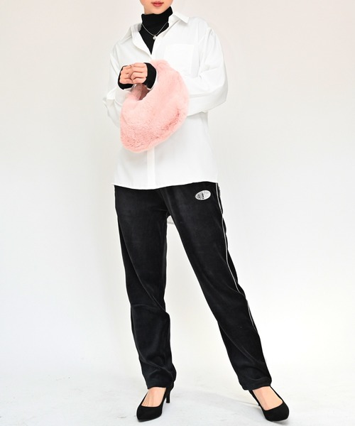 Alite cloth(アリーテクロス)の「ベロアスウェットパンツ(スウェットパンツ・レディース・グレー/Black・XL/M/L)」の10枚目の写真