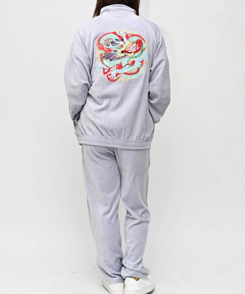 Alite cloth(アリーテクロス)の「ベロアスウェットパンツ(スウェットパンツ・レディース・グレー/Black・XL/M/L)」の12枚目の写真